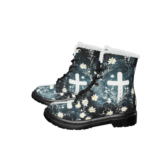 Graveyard Bloom Winter Boots