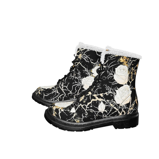 Kintsugi Rose Winter Boots