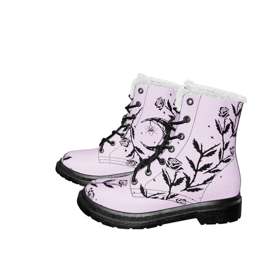Lavender Black Widow Winter Boots