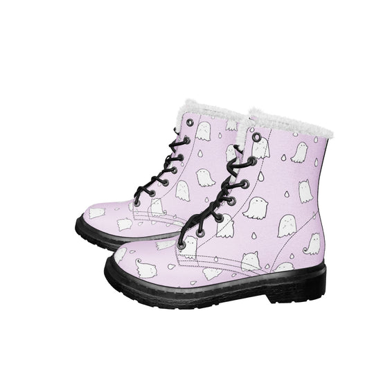 Lavender Ghost Party Winter Boots