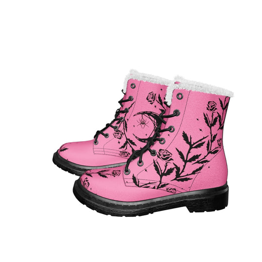 Mauve Black Widow Winter Boots