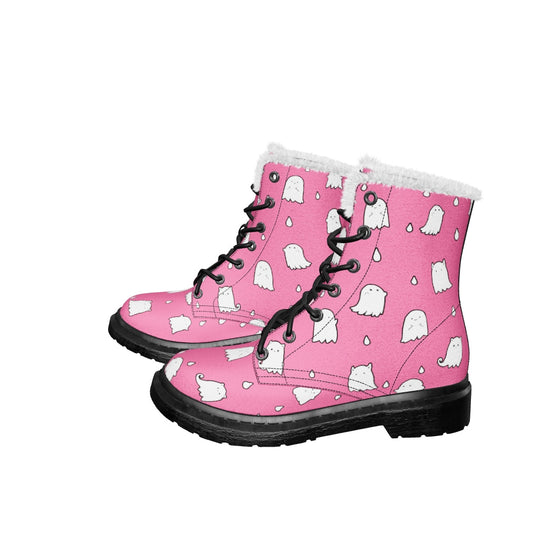 Mauve Ghost Party Winter Boots