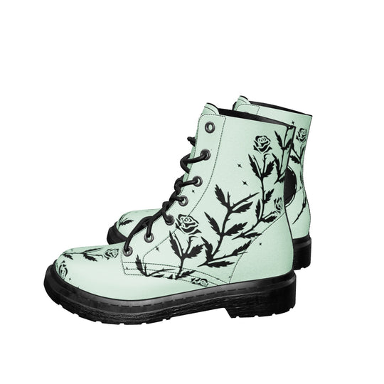 Mint Black Widow Boots