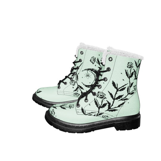 Mint Black Widow Winter Boots