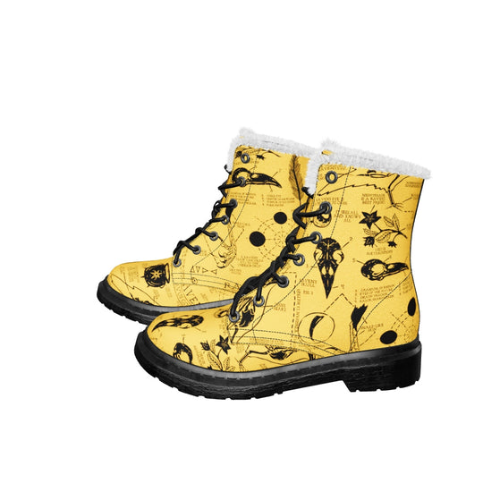 Mustard Raven Study Winter Boots