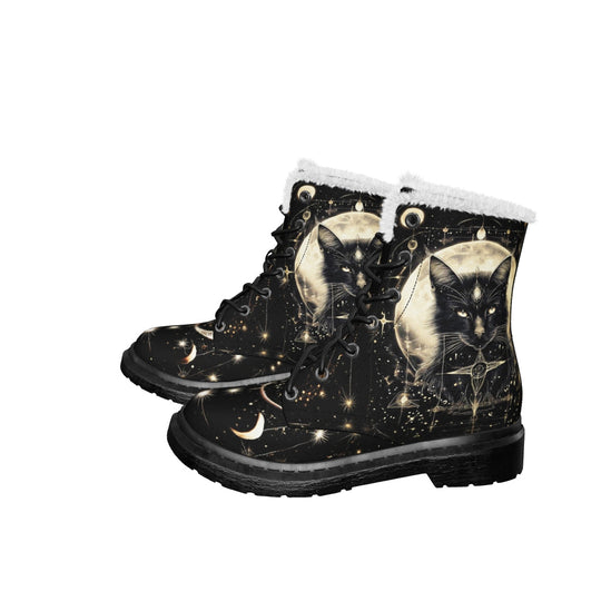 Mystic Cat Winter Boots