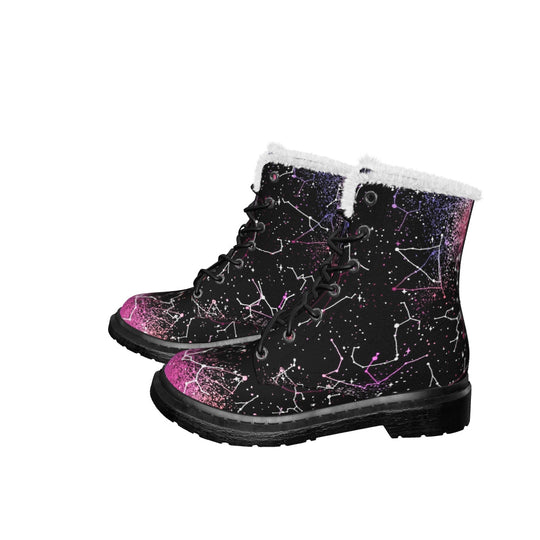 Pink Aurora Winter Boots
