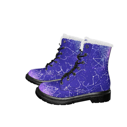 Purple Aurora Winter Boots