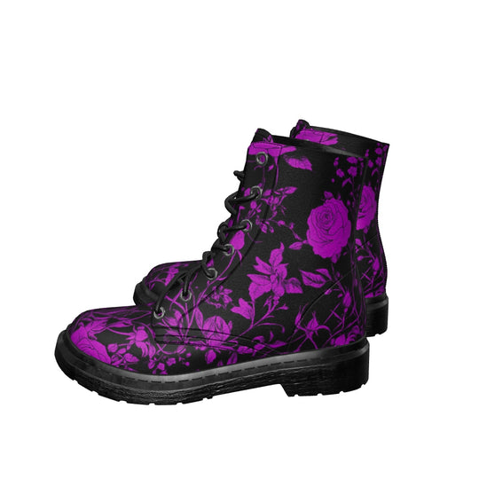 Purple Rose Romance Boots