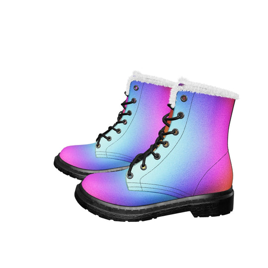 Rainbow Winter Boots