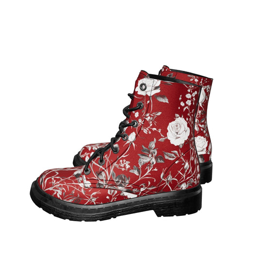 Red Rose Romance Boots