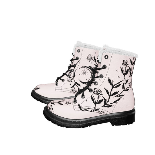 Rose Black Widow Winter Boots