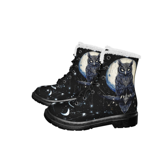 Sage Owl Winter Boots