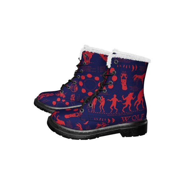 Scarlet Wolf Study Winter Boots