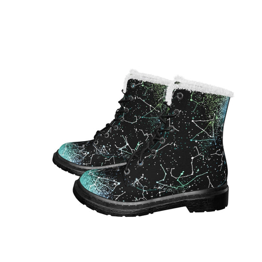 Teal Aurora Winter Boots