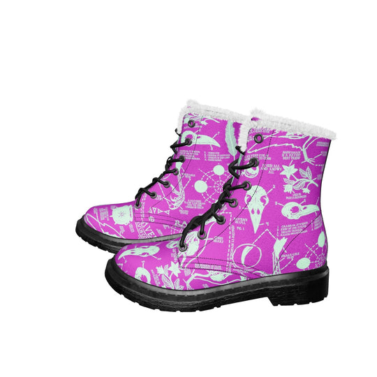 Ultraviolet Raven Study Winter Boots