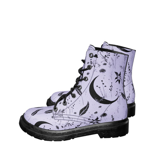 Violet Moonlit Botanica Boots