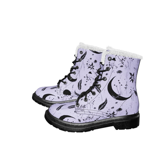 Violet Moonlit Botanica Winter Boots