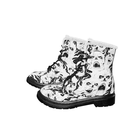 White Torment Winter Boots