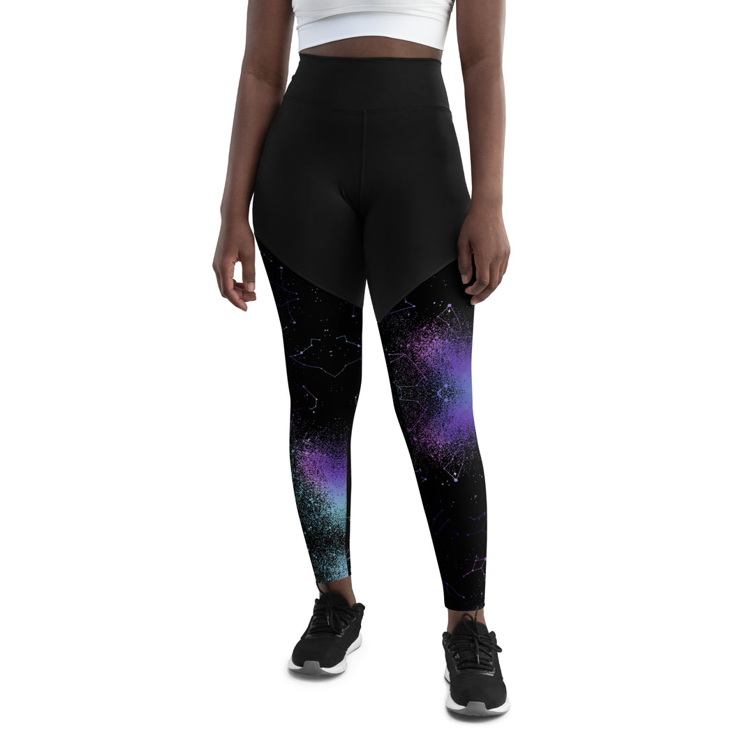 FYD Compression Sporty Leggings in solid black + 3 colors
