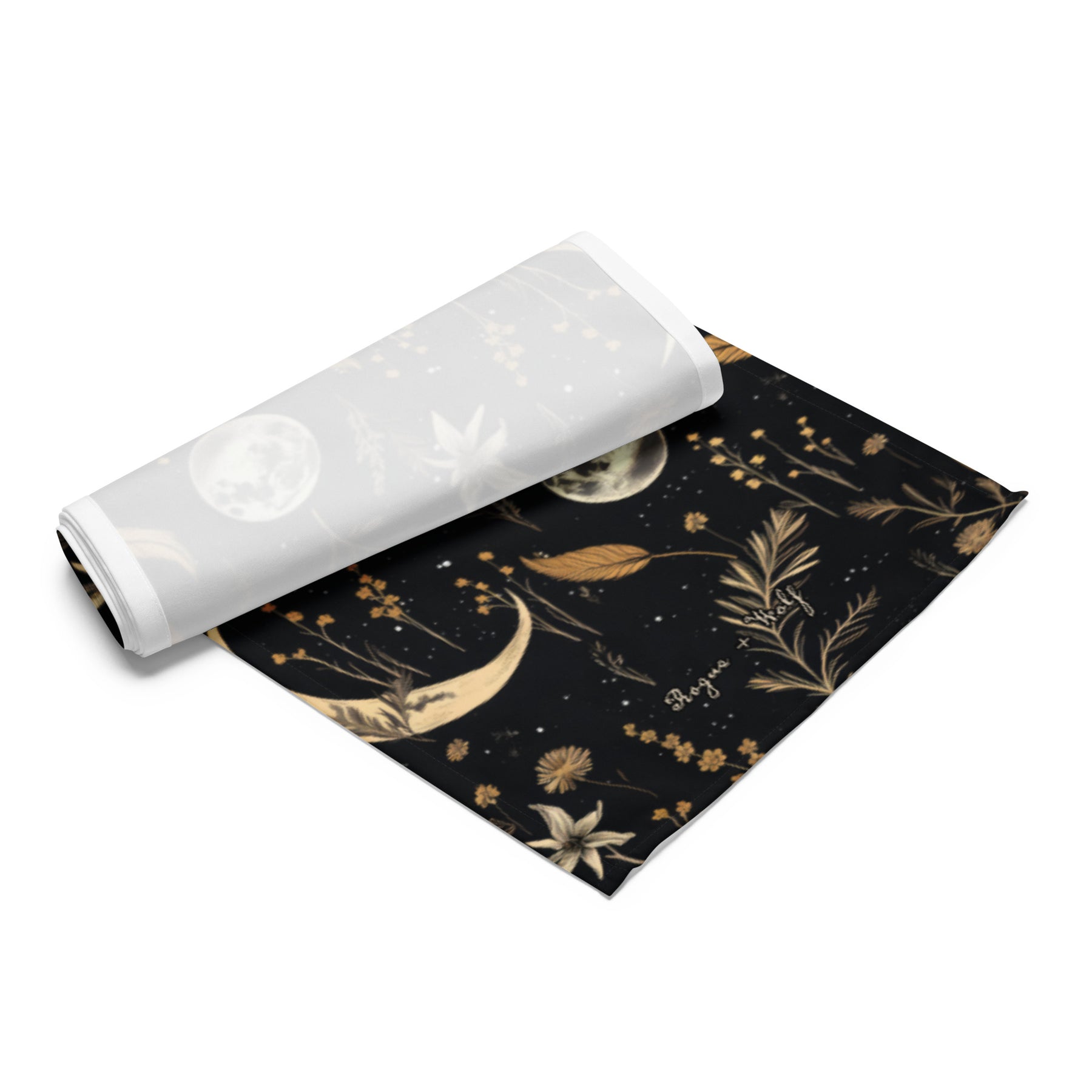 Moonlit Campsite Quilted Table Runner NCU0NNT333