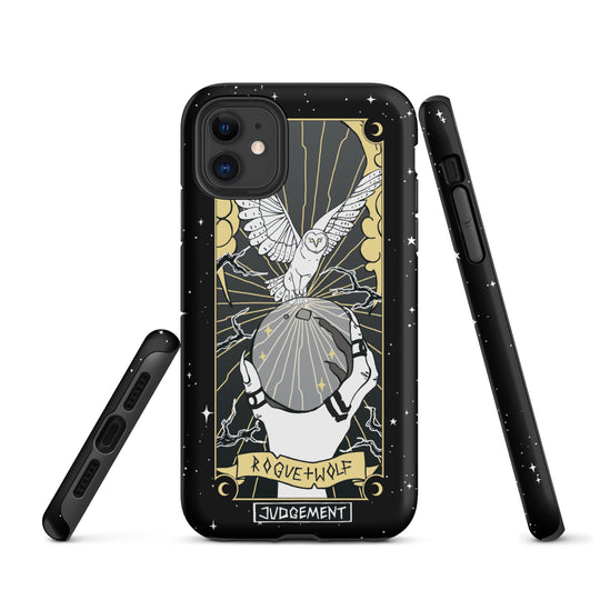 Judgement Tarot Tough iPhone Case - Witchy Goth Shockproof Anti-Scratch Phone Cover Accessory