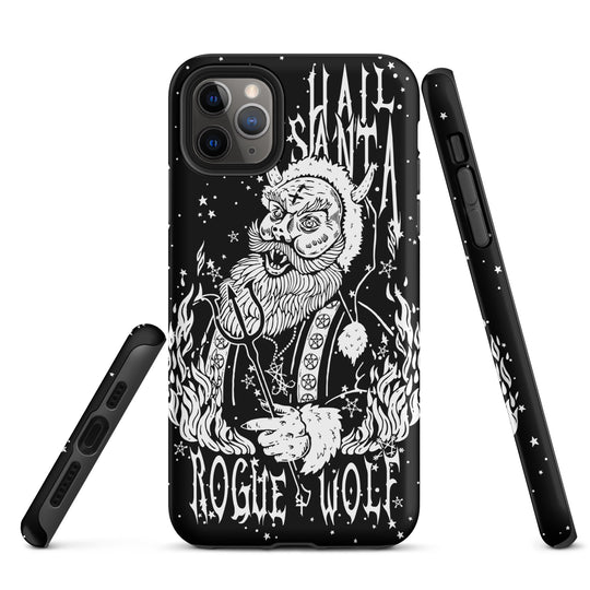 Hail Santa Tough Phone Case for iPhone - Xmas Witchy Shockproof Anti-scratch Goth Cover Gothic Christmas Gifts
