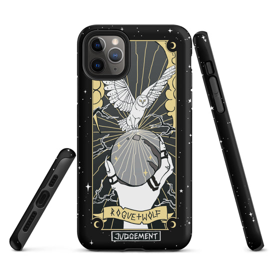 Judgement Tarot Tough iPhone Case - Witchy Goth Shockproof Anti-Scratch Phone Cover Accessory