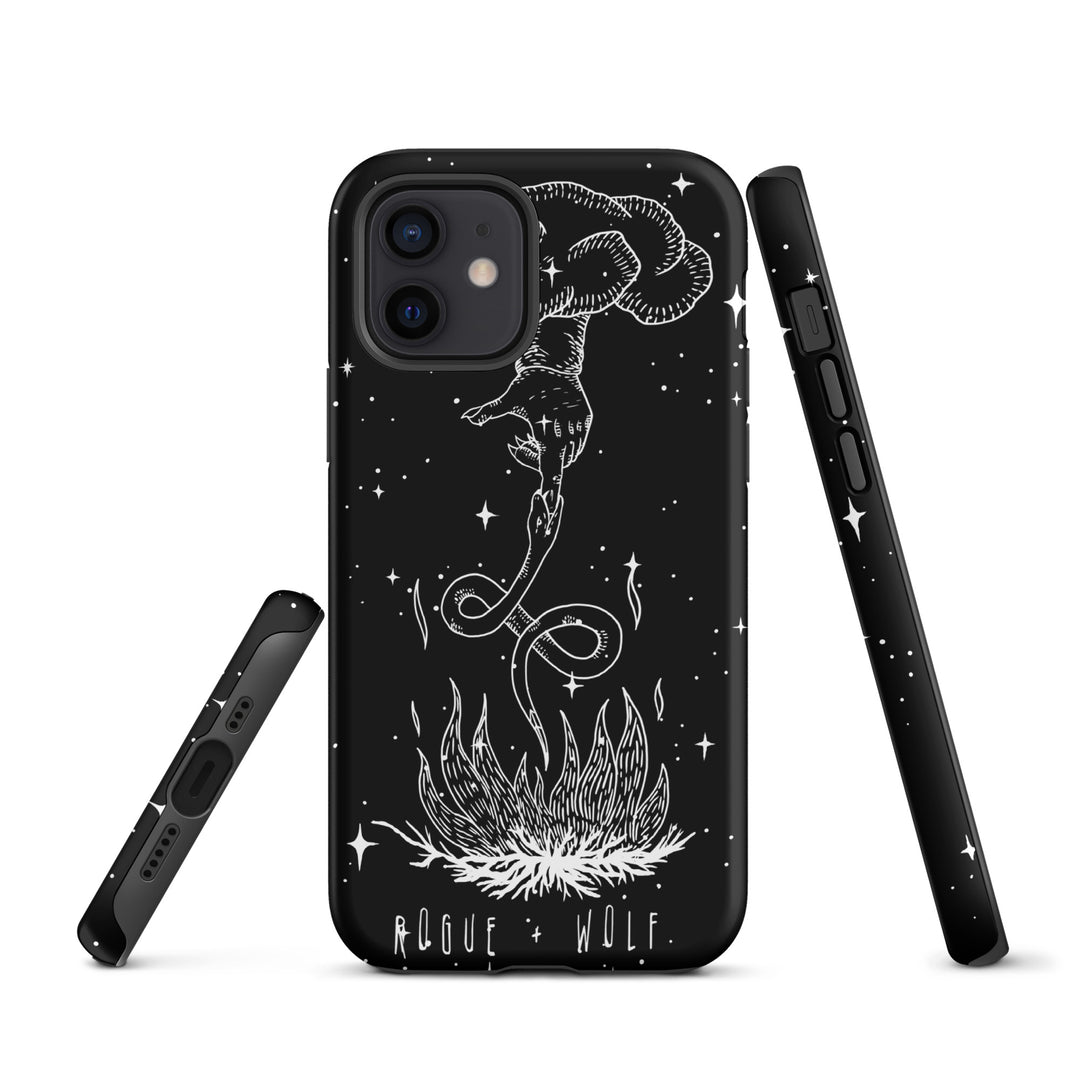 Godbane Tough Phone Case for iPhone - Shockproof Witchy Cell Phone case Anti-scratch Goth Case Cover Cool Gothic Christmas Gifts