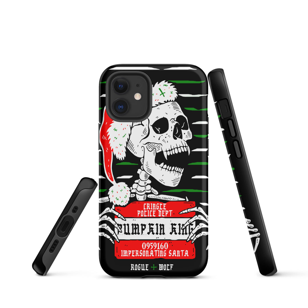 Pumpkin King Tough Phone Case for iPhone - Xmas Goth Anti-scratch Cover Witchy Christmas Gothic Gifts