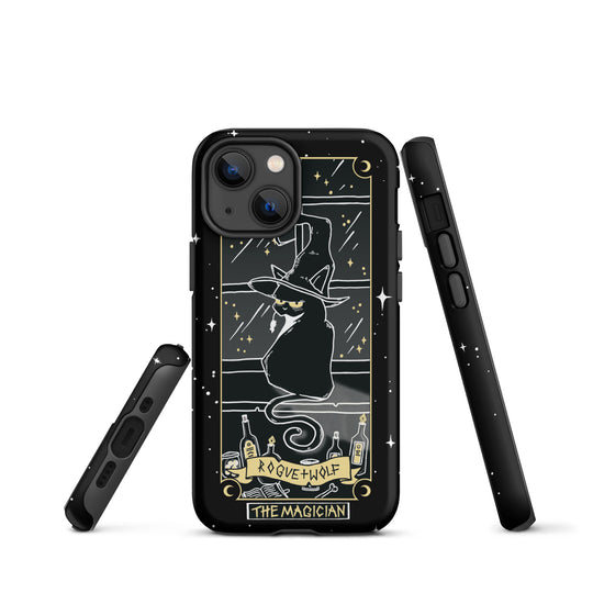 Magician Tarot Tough Phone Case for iPhone - Shockproof Witchy Phone Case Cover Anti-scratch Goth Accessory