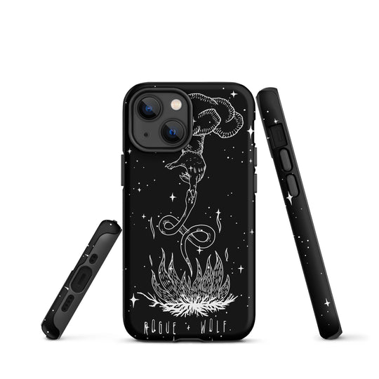 Godbane Tough Phone Case for iPhone - Shockproof Witchy Cell Phone case Anti-scratch Goth Case Cover Cool Gothic Christmas Gifts