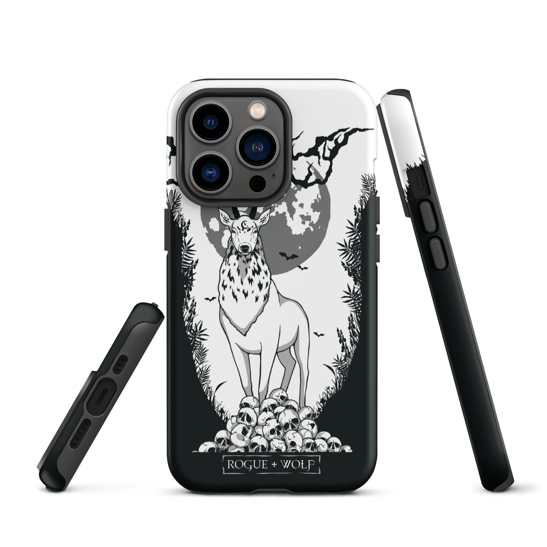 Stag Guardian Tough Phone Case for iPhone - Anti-scratch Shockproof Witchy Goth Phone case cover