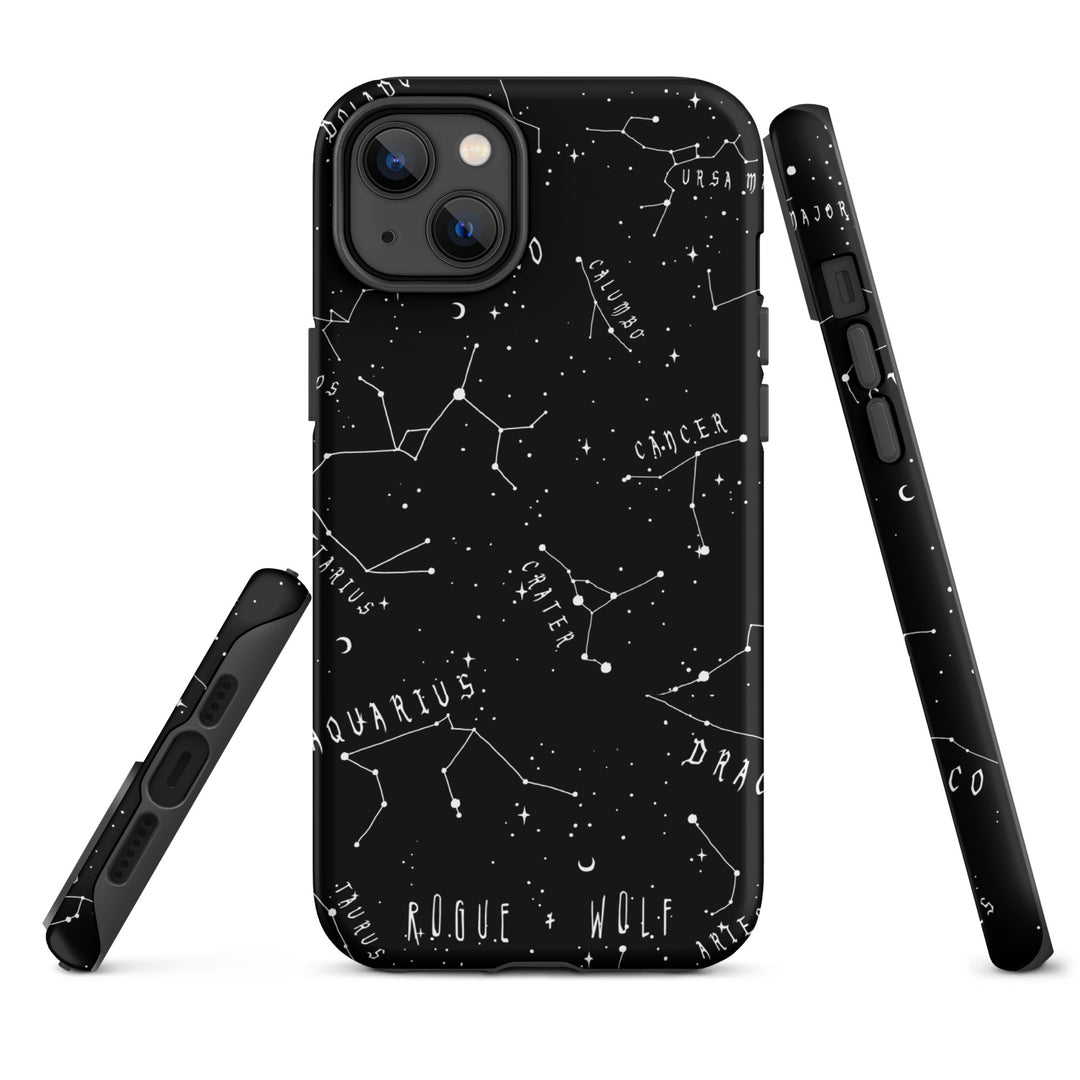 Black Space Planets Stars Goth iPhone Phone Case Cover