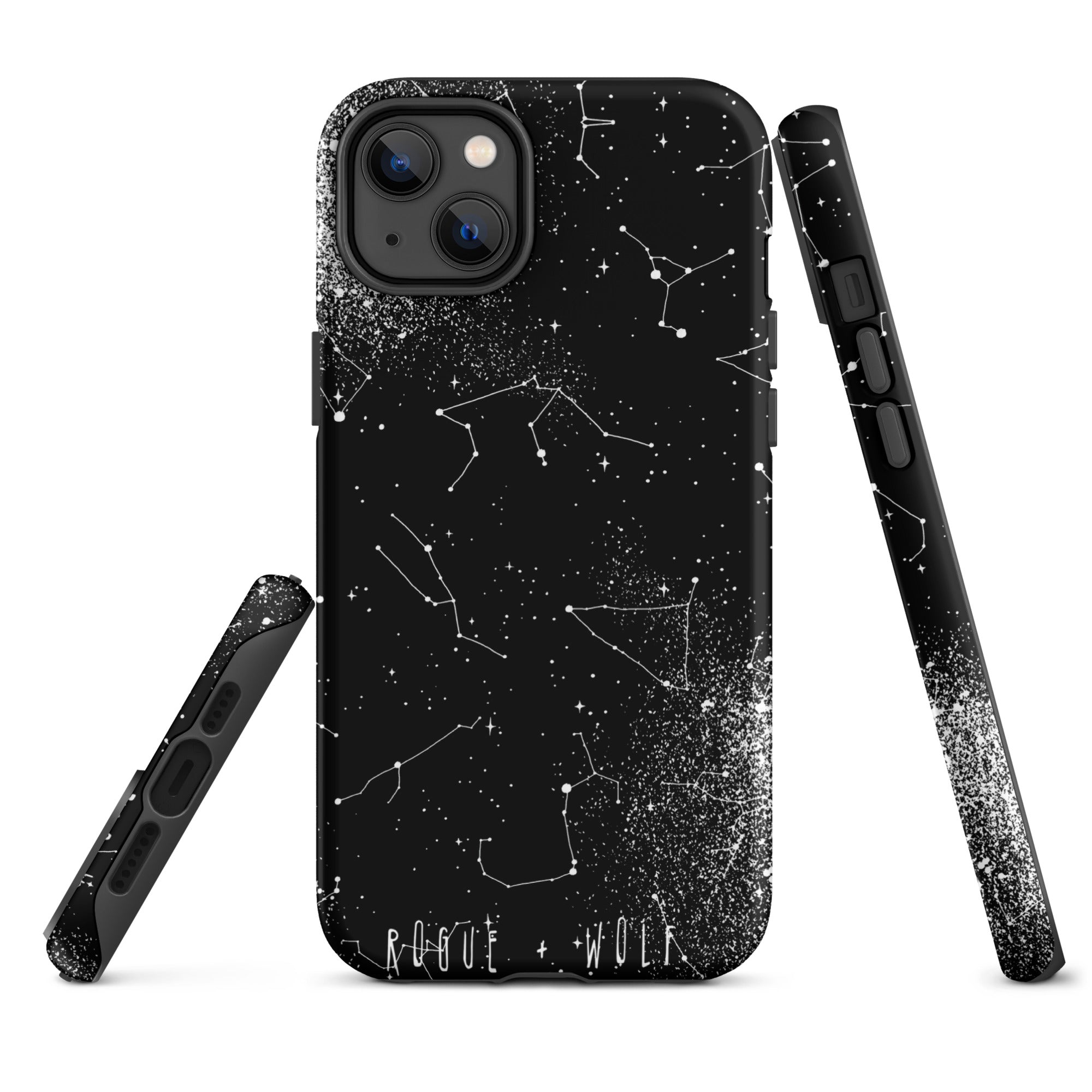 Constellation Tough Phone Case for iPhone Shockproof Anti scratch Goth Witchy Phone Cover Gothic Christmas Gifts