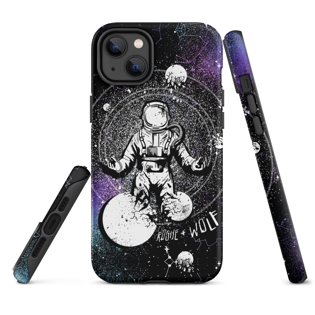 Cosmic Explorer Tough Phone Case for iPhone - Anti-scratch Shockproof Witchy Phone Cover Goth Gifts