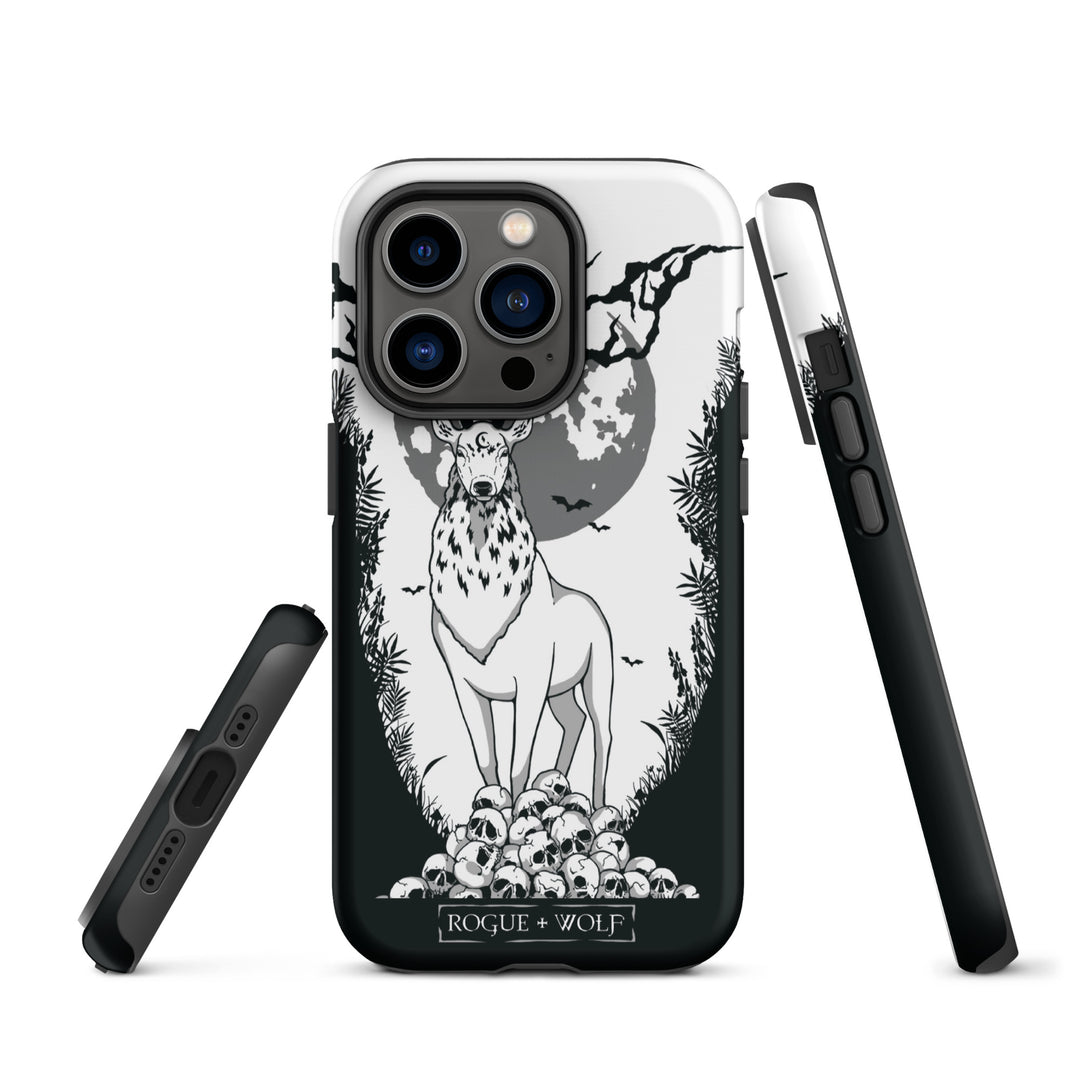 Stag Guardian Tough Phone Case for iPhone - Anti-scratch Shockproof Witchy Goth Phone case cover