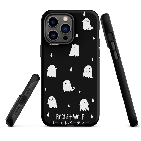 Ghost Party Tough Phone Case for iPhone - Shockproof Anti-scratch Goth Witchy Phone Case Cover Accessory