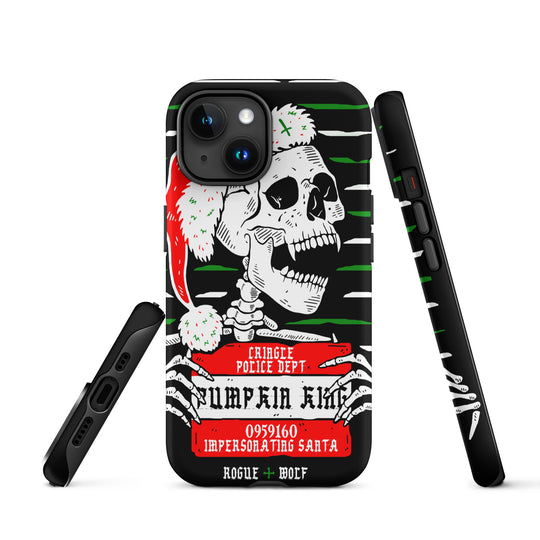 Pumpkin King Tough Phone Case for iPhone - Xmas Goth Anti-scratch Cover Witchy Christmas Gothic Gifts