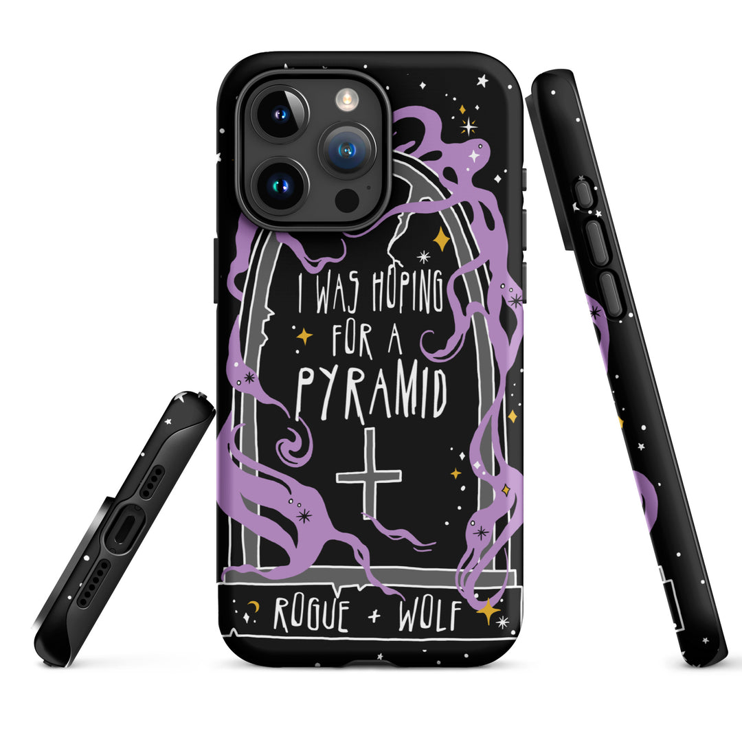 Expectation Vs Reality Shockproof iPhone Case - Witchy Goth Anti-scratch Phone Accessory Cover
