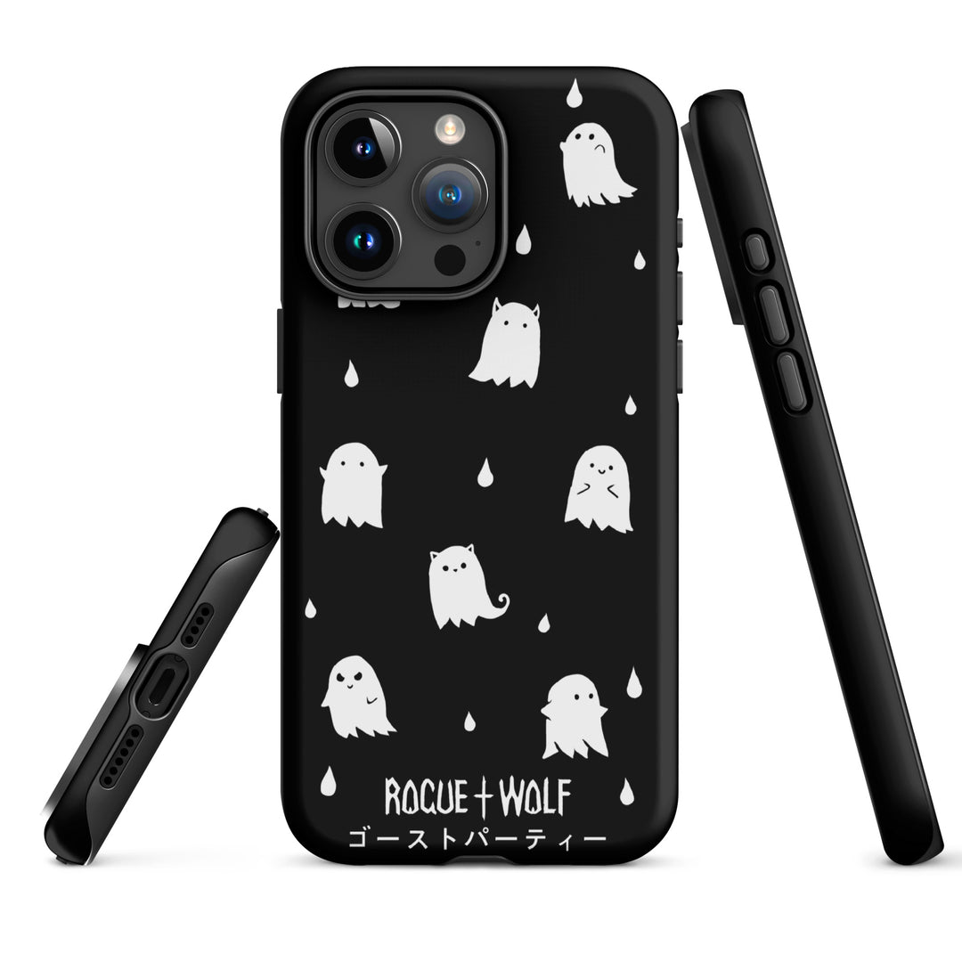 Ghost Party Tough Phone Case for iPhone - Shockproof Anti-scratch Goth Witchy Phone Case Cover Accessory