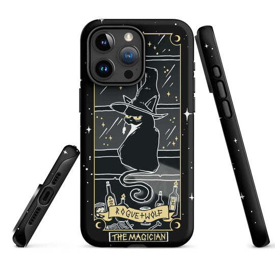 Magician Tarot Tough Phone Case for iPhone - Shockproof Witchy Phone Case Cover Anti-scratch Goth Accessory