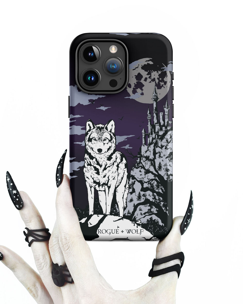 Castle Whitewolf Tough Phone Case for iPhone - Shockproof Anti-scratch Goth Witchy Phone Cover