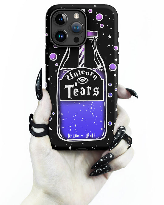 Unicorn Tears Tough Phone Case for iPhone - Witchy Goth Anti-scratch Shockproof Phone Case Cover