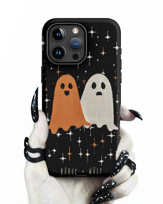 Ghost Besties Tough Cell Phone Case for iPhone - Dark Academia Anti-scratch Shockproof Witchy Goth Cover
