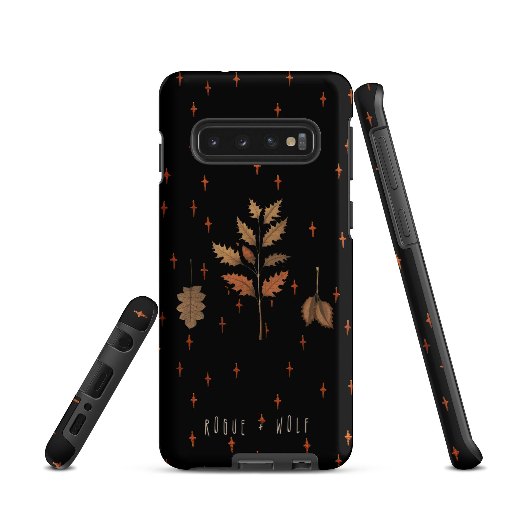 Autumn Memoir Tough Phone Case for Samsung Dark Academia Anti Scratch Shockproof Botanical Witchy Goth Cover Christmas Gifts