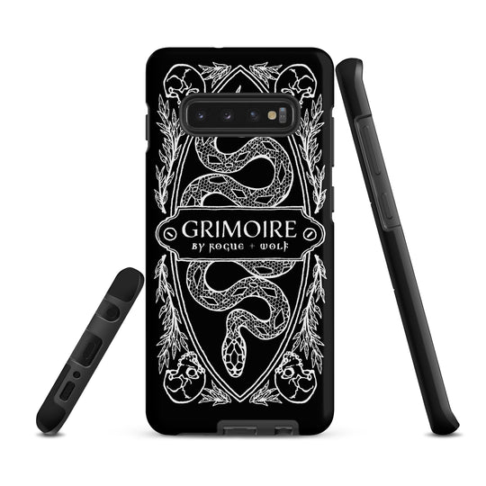 Grimoire Tough Phone Case for Samsung - Shockproof Anti-scratch Witchy Goth Accessories Cover