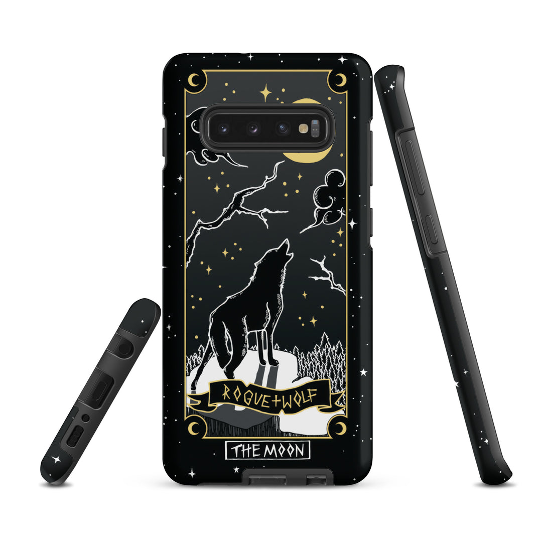 Moon Tarot Tough Phone Case for Samsung - Witchy Shockproof Anti-scratch Goth Accessory Cover Occult Goth Gifts