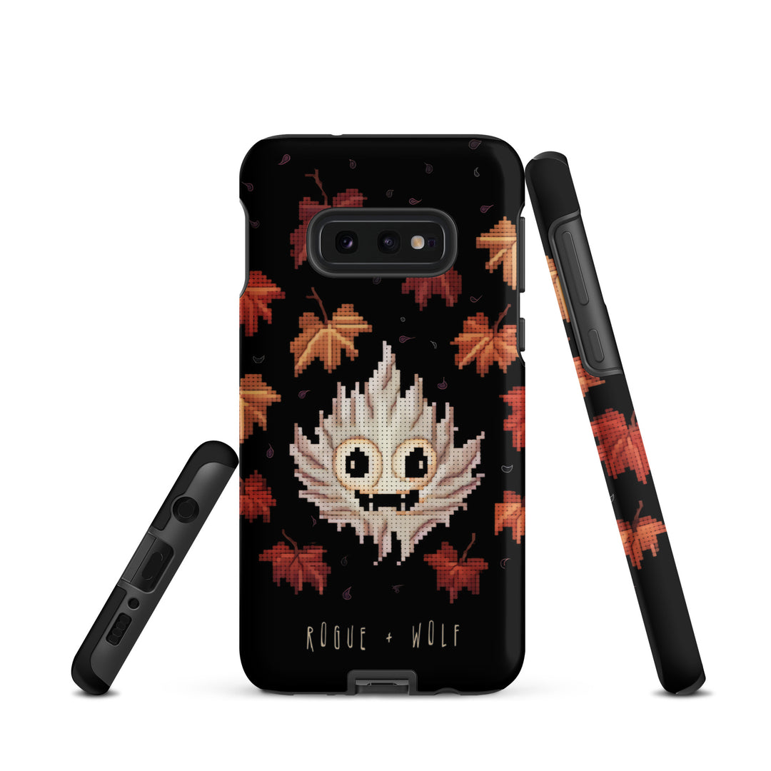 Maple Ghosty Tough Phone Case for Samsung - Dark Academia Anti-Scratch Shockproof Cover, Witchy Goth Accessory, Goth Gifts