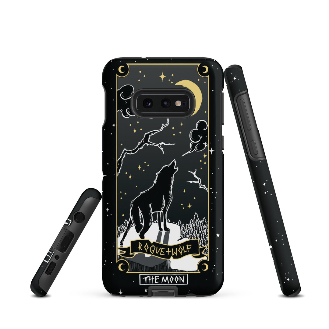 Moon Tarot Tough Phone Case for Samsung - Witchy Shockproof Anti-scratch Goth Accessory Cover Occult Goth Gifts